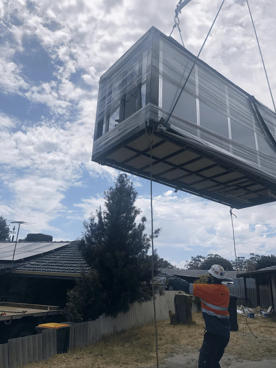 19x20 FT Prefab House | 2 Bedroom 1 Bathroom Expandable Tiny Home | Modern Modular Container Home