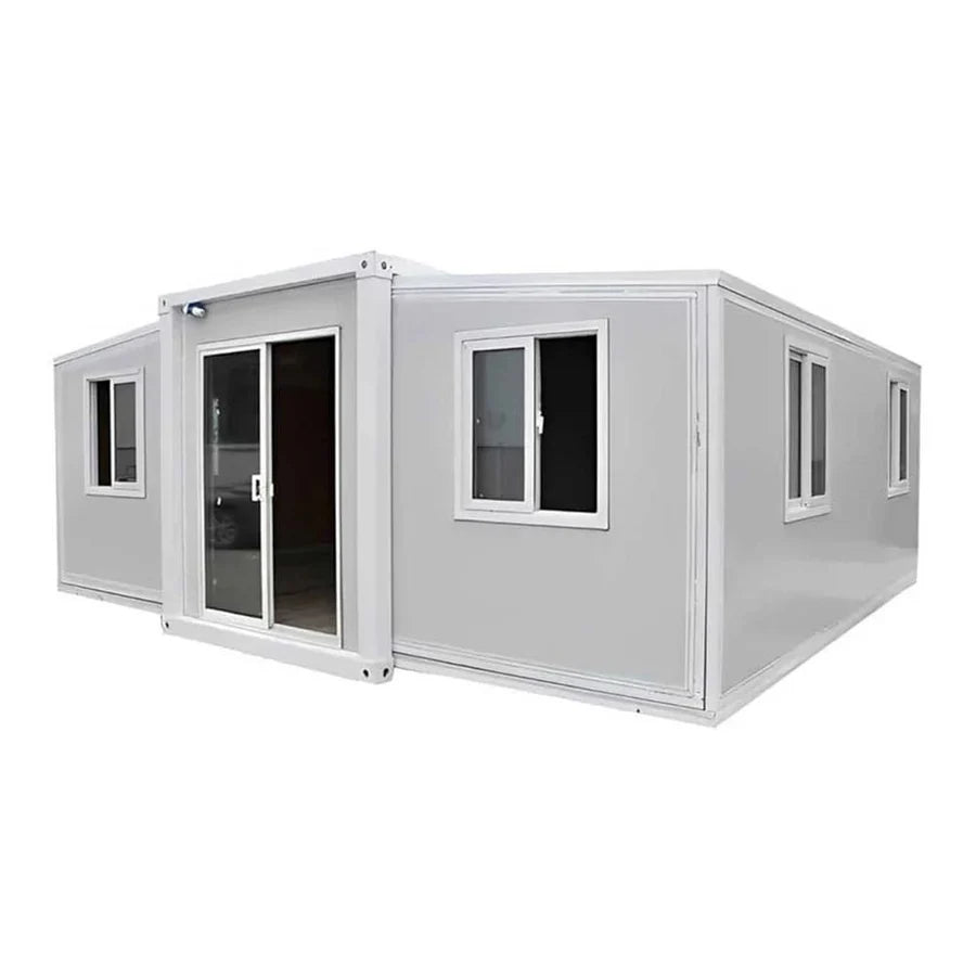 2 Bedroom 40FT Foldable Expandable Container Home | Modern Tiny House Prefab Home with Bathroom & Kitchen