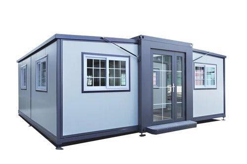 19x20 FT Prefab House | 2 Bedroom 1 Bathroom Expandable Tiny Home | Modern Modular Container Home