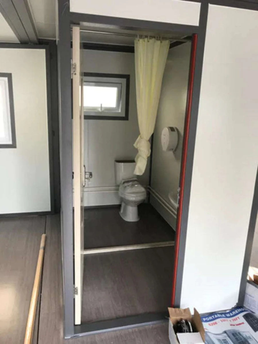 19x20 FT Prefab House | 2 Bedroom 1 Bathroom Expandable Tiny Home | Modern Modular Container Home