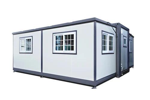19x20 FT Prefab House | 2 Bedroom 1 Bathroom Expandable Tiny Home | Modern Modular Container Home